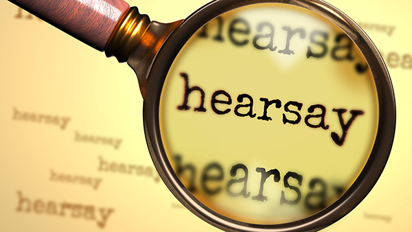 People v. Sanchez hearsay rule California personal injury expert testimony — Evidence Code 1200