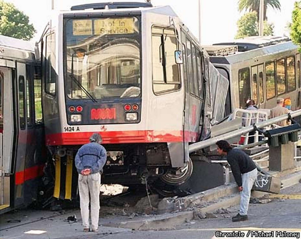 San Francisco MUNI light rail train accident — personal injury attorney John J. Roach handles MUNI injury claims in San Francisco and Bay Area