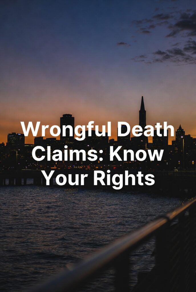 California wrongful death claim Bay Area families — Law Office of John J. Roach wrongful death attorney Oakland