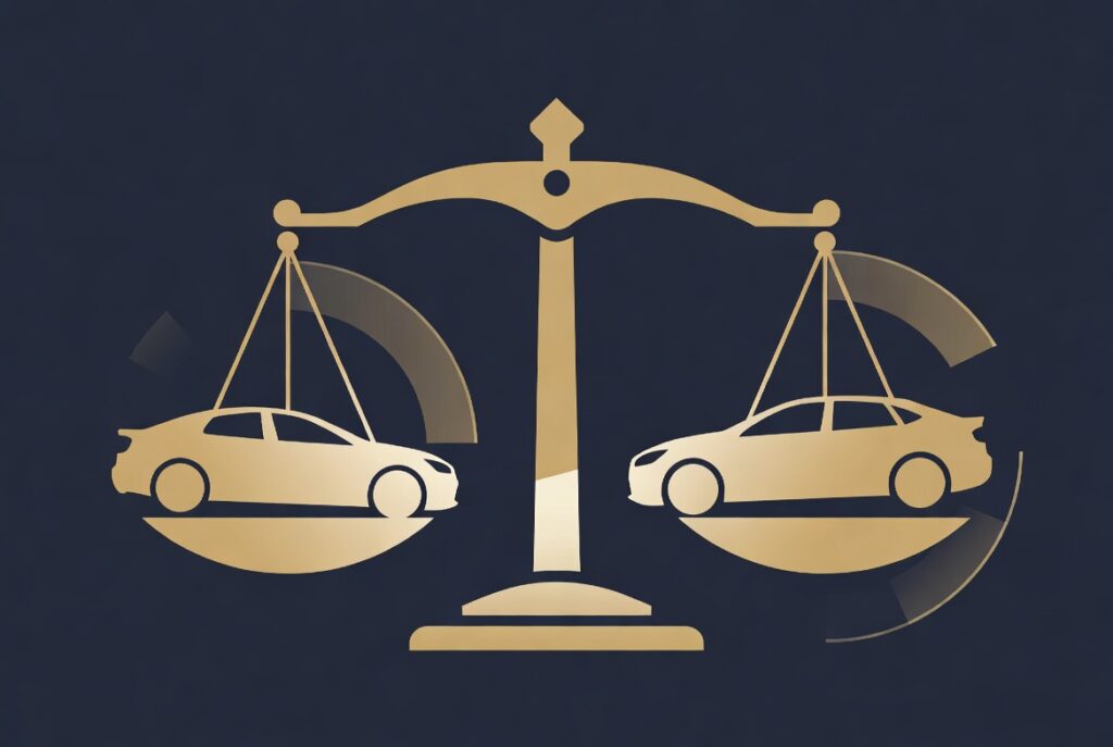Percentage split of fault under California comparative negligence