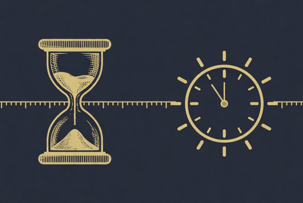 Línea de tiempo que ilustra el plazo de seis meses para presentar un reclamo gubernamental en California y los seis meses para demandar después de un rechazo